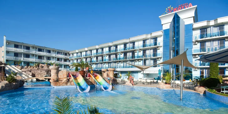 Slunečné pobřeží letecky: 4* hotel Kotva s all inclusive a dětským klubem Čedog