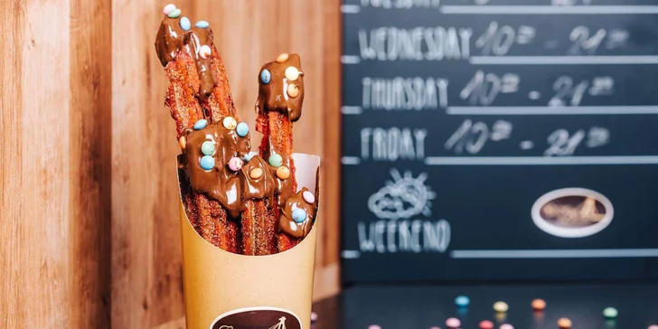 Churros - španielske šišky a káva