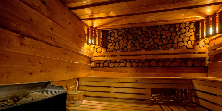 V relax centru se nachází také suchá a parní sauna.