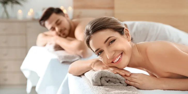 80 min. romantického hýčkání s masáží a sektem pro dva v salonu Thai Sun