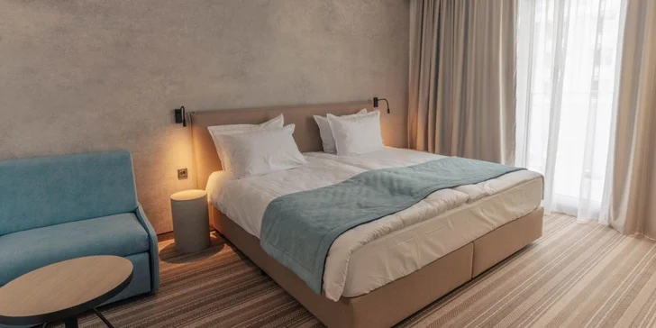 Na výběr je apartmán, 2lůžkový pokoj či studio.