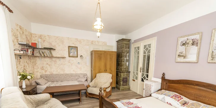 Ubytovat se dá ve dvou různých apartmánech.