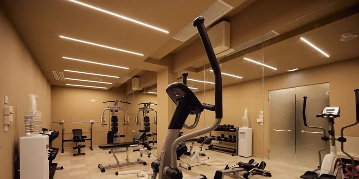 Pokud se chcete protáhnout i na dovolené, využijte fitness centrum.
