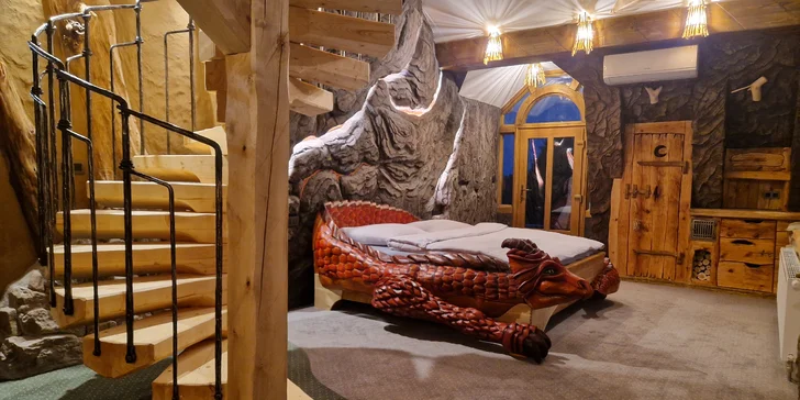 Apartmán U Draka nabízí spaní až pro 6 osob.