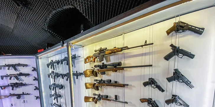Střelnice není jen pro profíky, i amatér si tu může netradičně odpočinout.