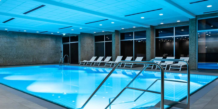 Nezapomenutelné chvíle odpočinku strávíte v hotelovém wellness centru o rozloze 400 m².