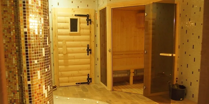 Do hotelového wellness budete mít každé odpoledne neomezený přístup.