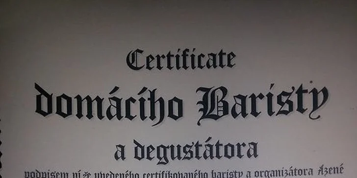 Na konci kurzu dostanete certifikát.