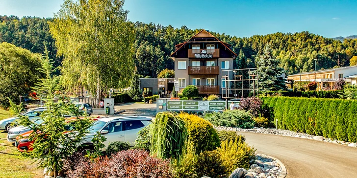 Ubytovaní budete v penzióne Villa Betula, ktorý sa pýši najväčším a najlepšie vybaveným detským megaihriskom na Liptove