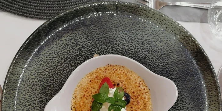 Na závět dostanete crème brûlée.