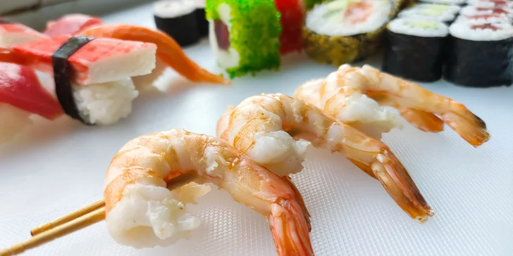 Na přehlídku chutí se vydají v modelu nigiri, maki a v tempuře.
