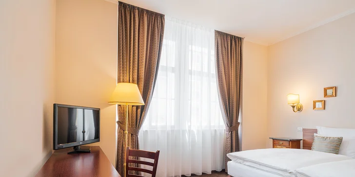 Wi-Fi funguje v celém hotelu zdarma. V pokoji Classic budete mít set na přípravu kávy a čaje.