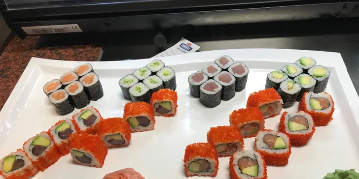 40 ks sushi rovná se 40 stupínkům k blaženosti.