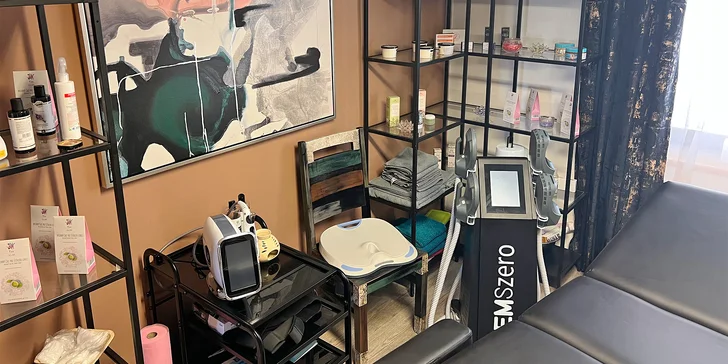 Přístroj funguje na bázi elektrostimulace, vysílá do svalů hloubkové elektrické impulzy.