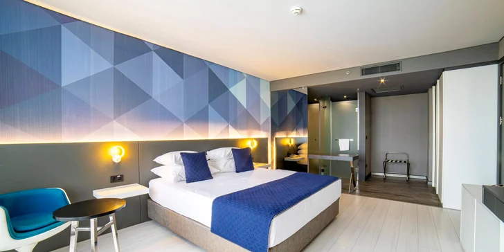 Hotelové ubytování je definicí moderního komfortu v pokojích o rozloze až 33 m². 