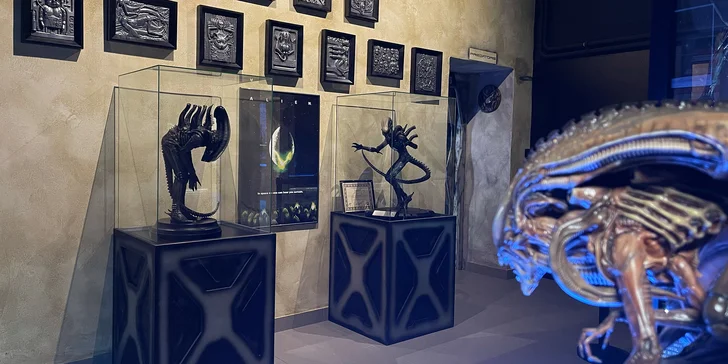 Expozice muzea zaměřeného na filmy Vetřelec vs. Predátor je zasazená do historických sklepů, které tak prohlídce dodávají nezapomenutelnou atmosféru. 