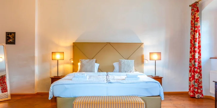Bývať budete v elegantnej izbe Superior s rozlohou 25 až 30 m².