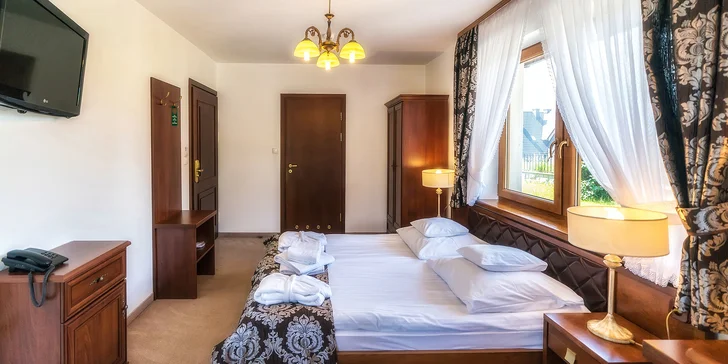 Užívat si budete komfort čtyřhvězdičkového hotelu.