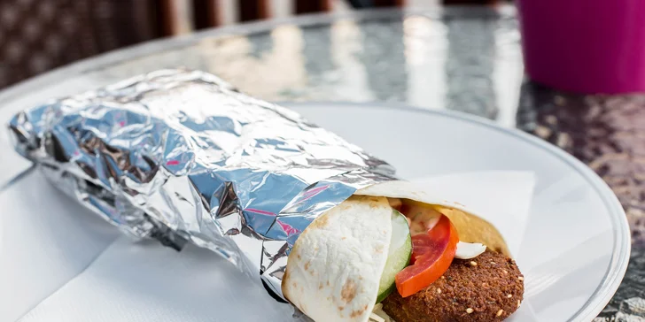 Falafel v placke (vegetariánsky) 