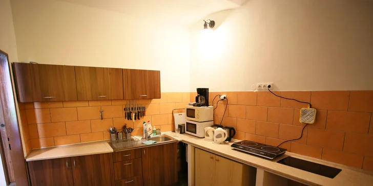 K dispozici vám bude plně vybavená kuchyň. 