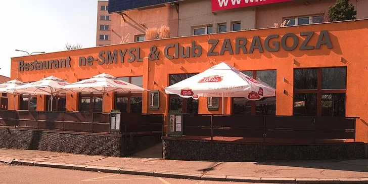 Smyslné menu pro dva v restauraci ne-SMYSL