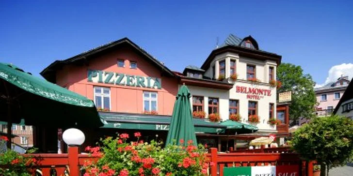 2590 Kč za DVĚ NOCI PRO DVA v centru Špindlerova Mlýna! Pobyt na horách se slevou 53 %, thajská masáž Tawan, úžasné italské speciality, sauna, a při koupi dvou voucherů pátá noc zdarma!