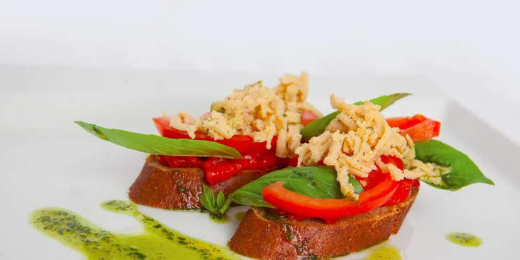 Veganské 5chodové menu pro dva v LoVeg