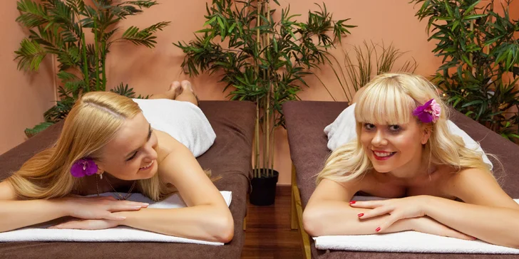90 minut blaha: výběr z 6 druhů extra hubnoucích a relaxačních masáží