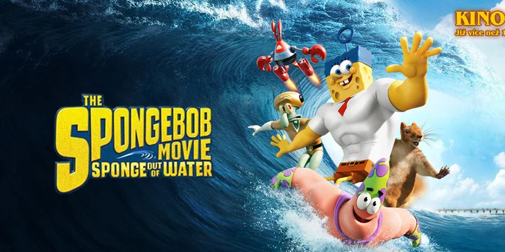 2 lístky na SpongeBob ve filmu: Houba na suchu 3D