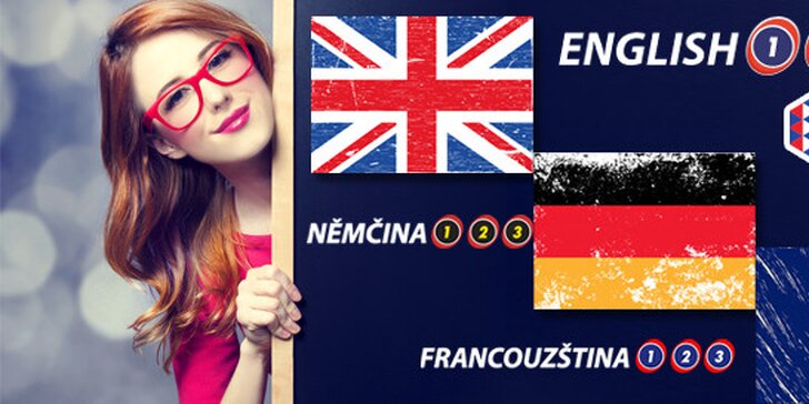 Online kurzy angličtiny, němčiny nebo francouzštiny
