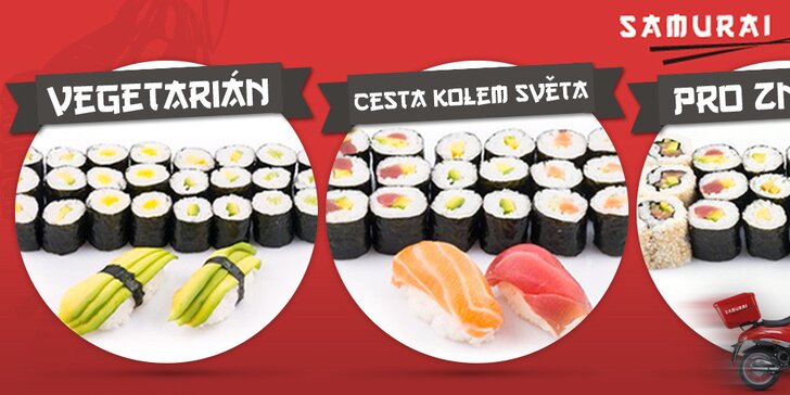 Pestré sushi sety s rozvozem po Ostravě a okolí