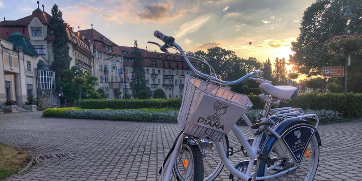 V hotelu vám půjčí kola – v případě pobytů mimo zimní měsíce.