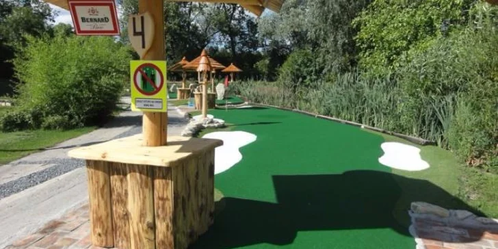 Celodenní vstupy na putting golf v krásném Resortu Svět v Úžicích