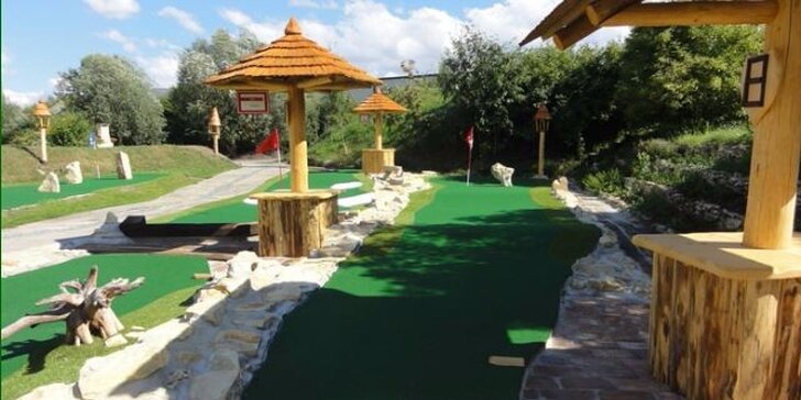 Celodenní vstupy na putting golf v krásném prostředí Resortu Svět v Úžicích