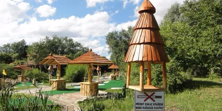 Celodenní vstupy na putting golf v krásném Resortu Svět v Úžicích