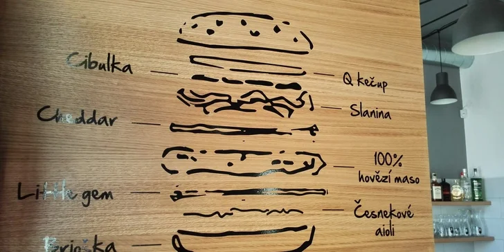 Rozvoz 2× Burger menu s hranolky a salátem