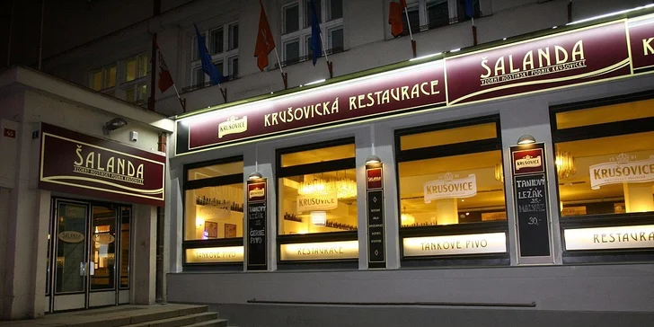 Mix grill restaurace Šalanda s degustací pivních speciálů