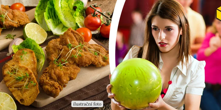 Hodina bowlingu a 1 kg řízečků v Bowling Kostka