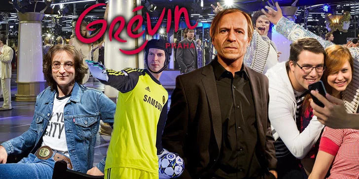 Vstup do slavného muzea Grévin i sleva do kavárny