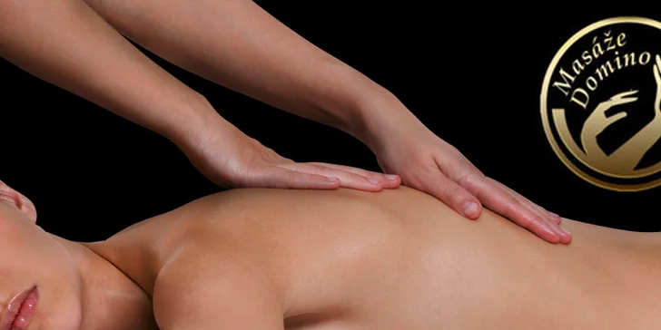 60 minut relaxační olejové masáže v naprosté tmě