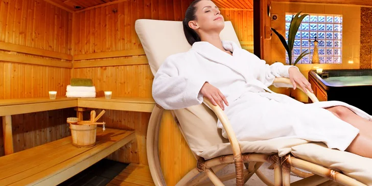 Blahodárná relaxace v sauně a vířivce pro dva
