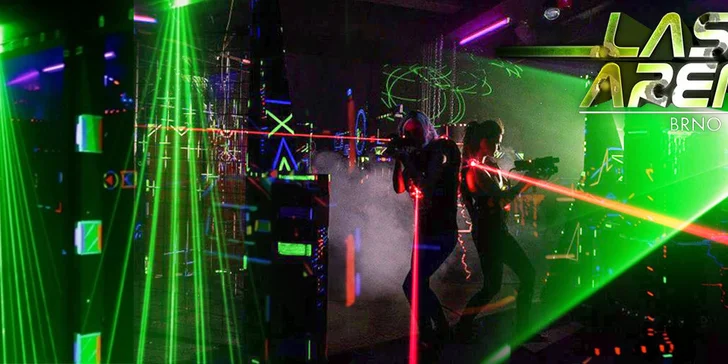 Akční Laser Game pro jednoho nebo dva hráče