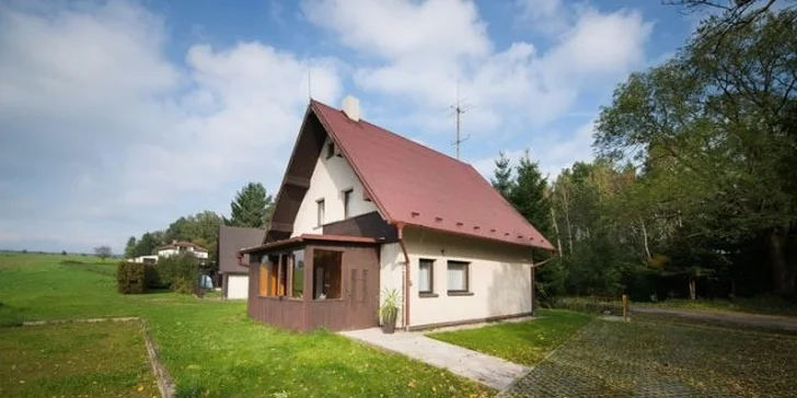 3 či 7 dní na Českomoravské vrchovině v chatě až pro 15 osob