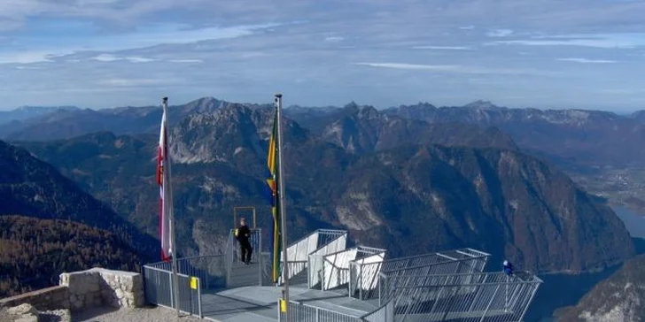 Dachstein - vyhlídka "Pět prstů" a Mamutí jeskyně