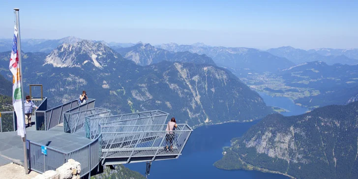 Dachstein - vyhlídka "Pět prstů" a Mamutí jeskyně