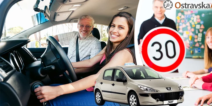 Kurz autoškoly v centru Ostravy