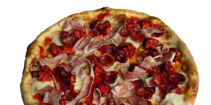 2 křupavé italské pizzy – na výběr z 32 druhů