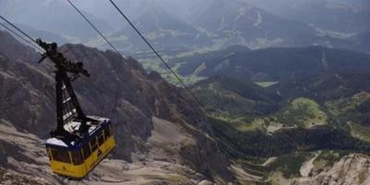 Dachstein - vyhlídka "Pět prstů" a Mamutí jeskyně