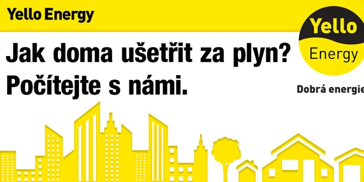Levnější plyn od Yello Energy + bonusová sleva 2000 Kč!