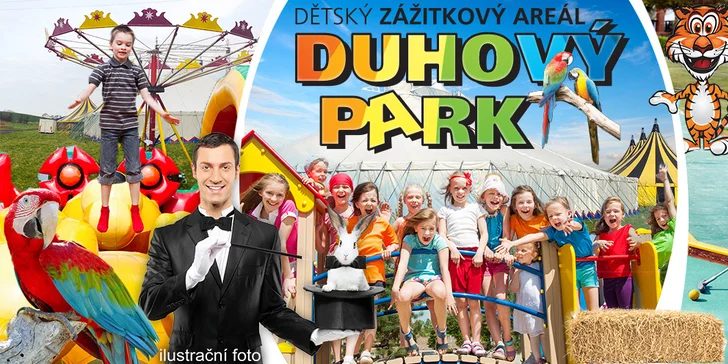 Celodenní dárková vstupenka do Duhového parku u Prahy